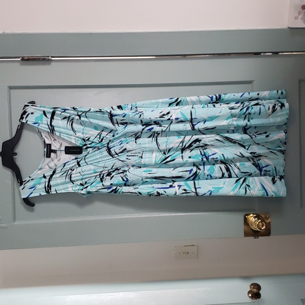 Lane Bryant Blue Sleeveless dress Size 22/24 New with Tags